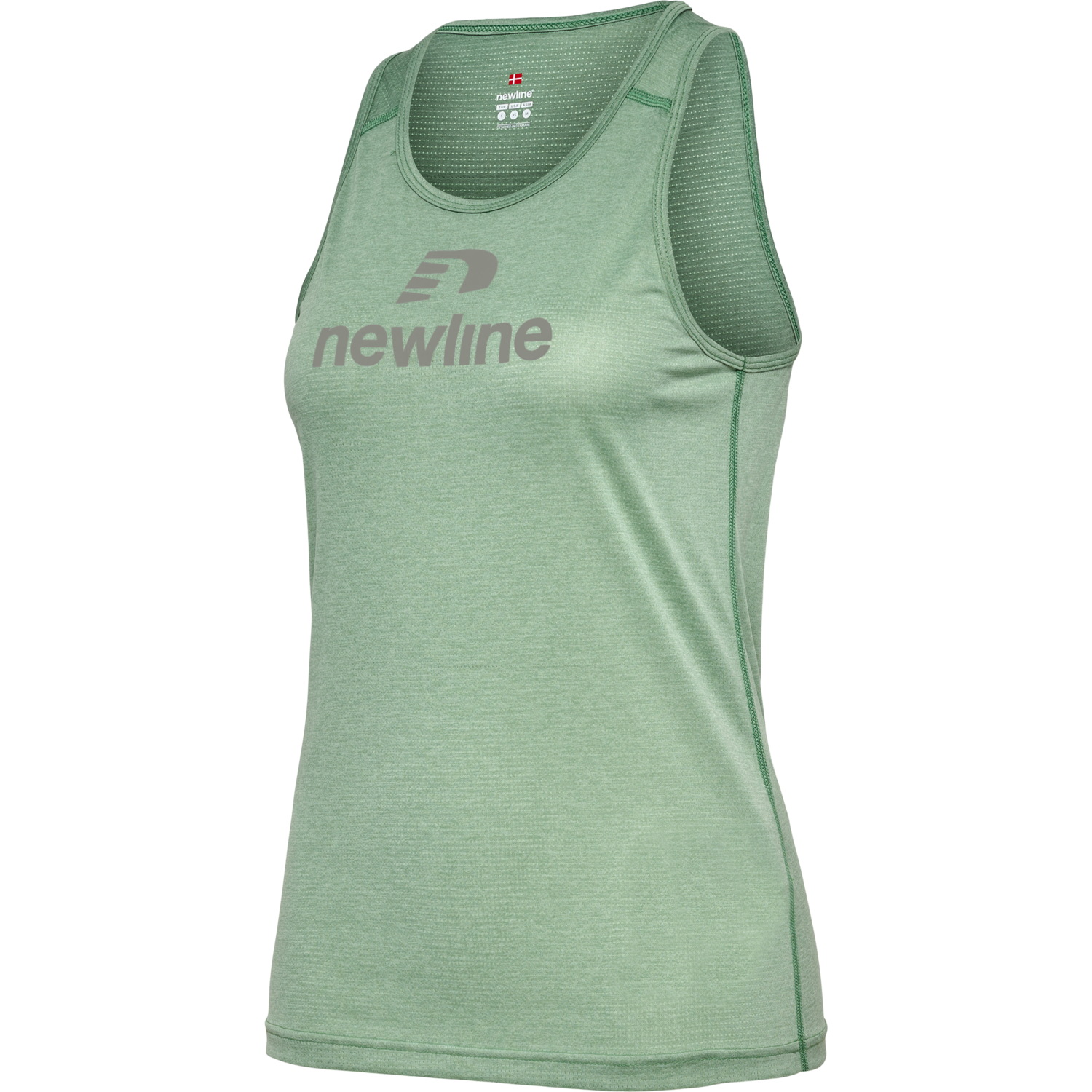 nwlFONTANA SINGLET WOMAN, GREEN BAY MELANGE, packshot