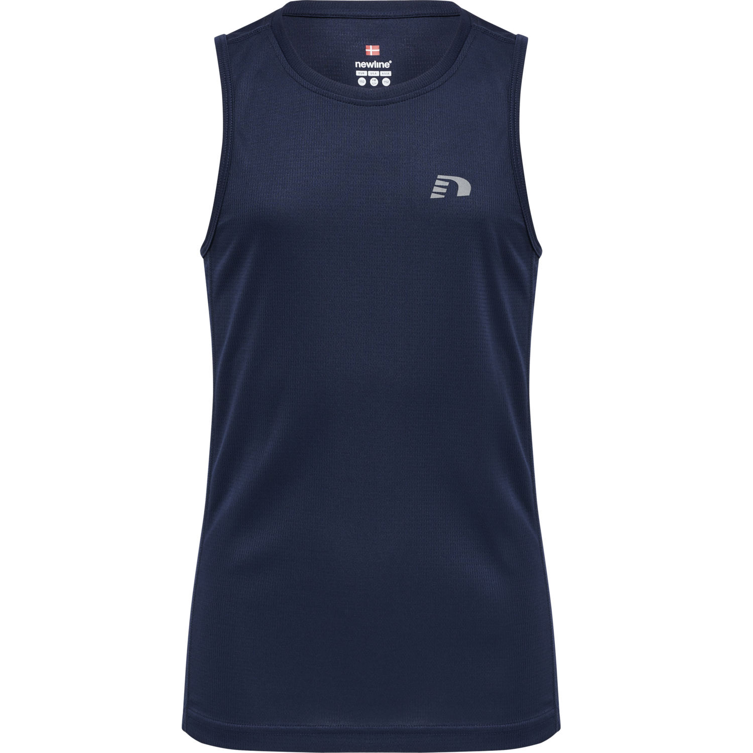 KIDS CORE RUNNING SINGLET, BLACK IRIS, packshot