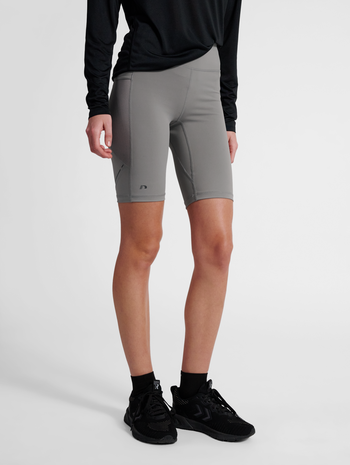nwlRACE HW POCKET W SHORT TIGHTS, TITANIUM, model