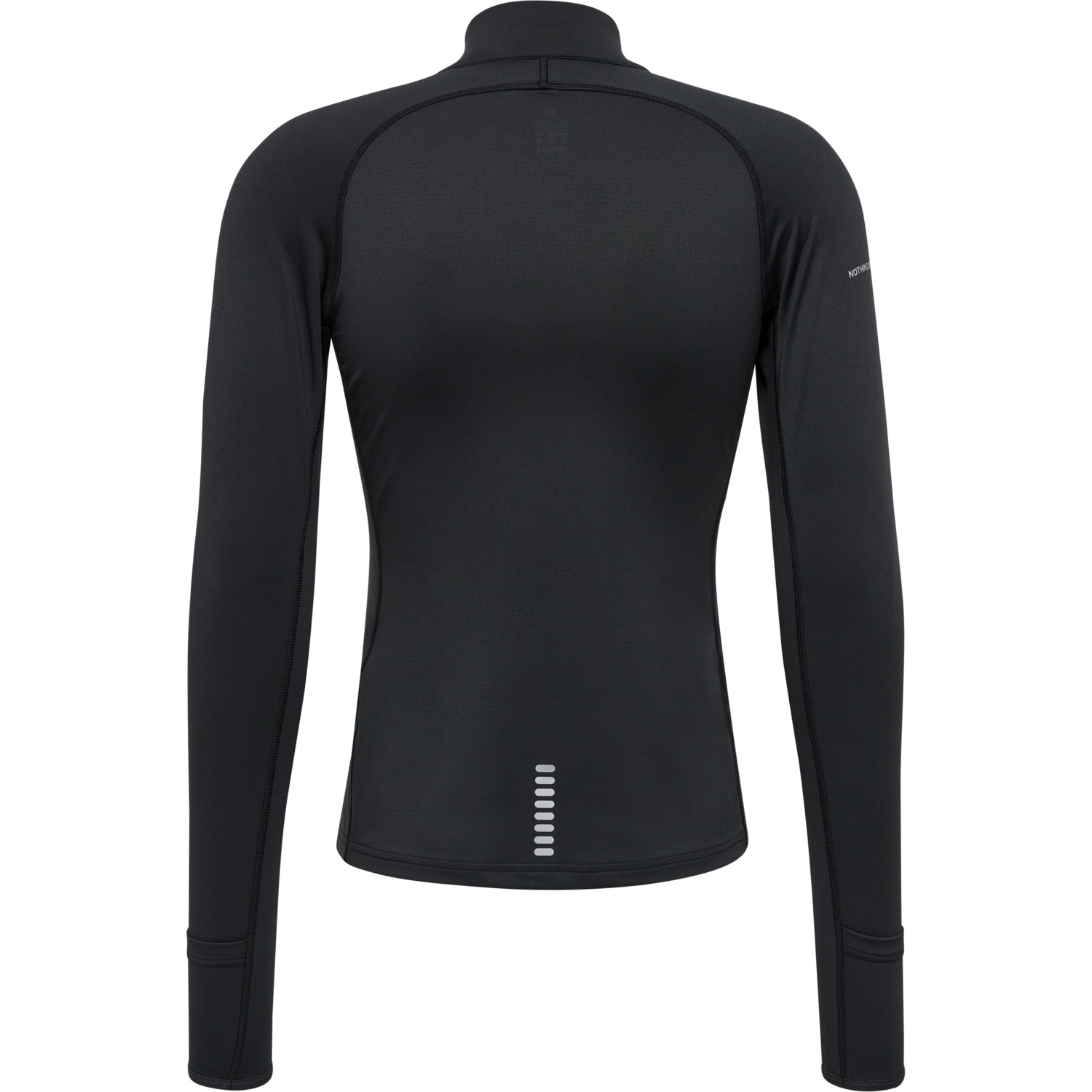 nwlLAKEWOOD 1/2 ZIP female, BLACK, packshot