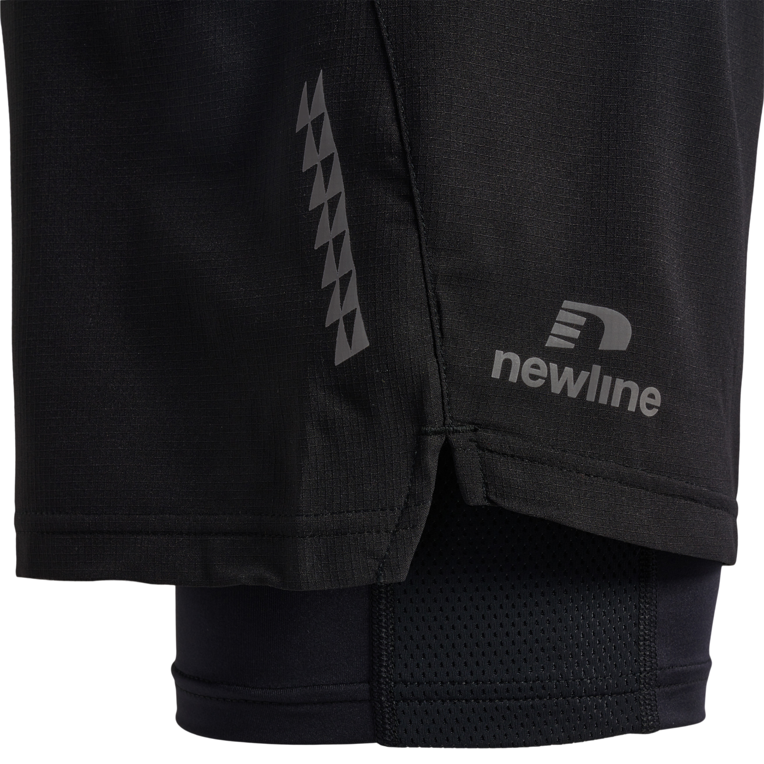 nwlDALLAS SHORTS 2IN1 WOMAN, BLACK, packshot