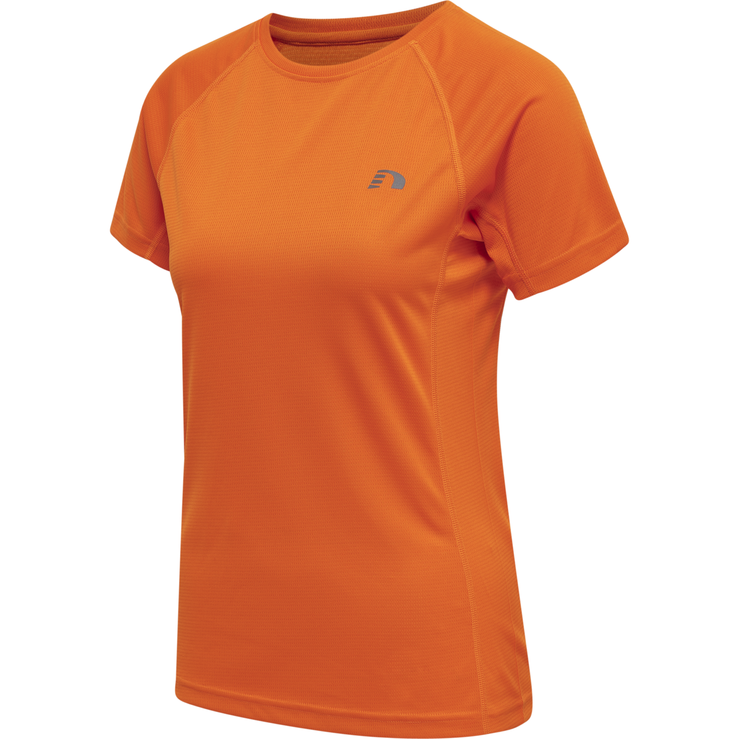 WOMEN CORE RUNNING T-SHIRT S/S, ORANGE TIGER, packshot